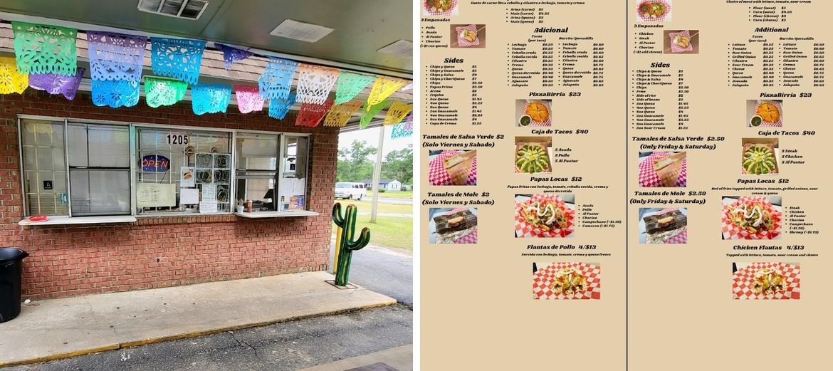 Taqueria La Cabana Menu