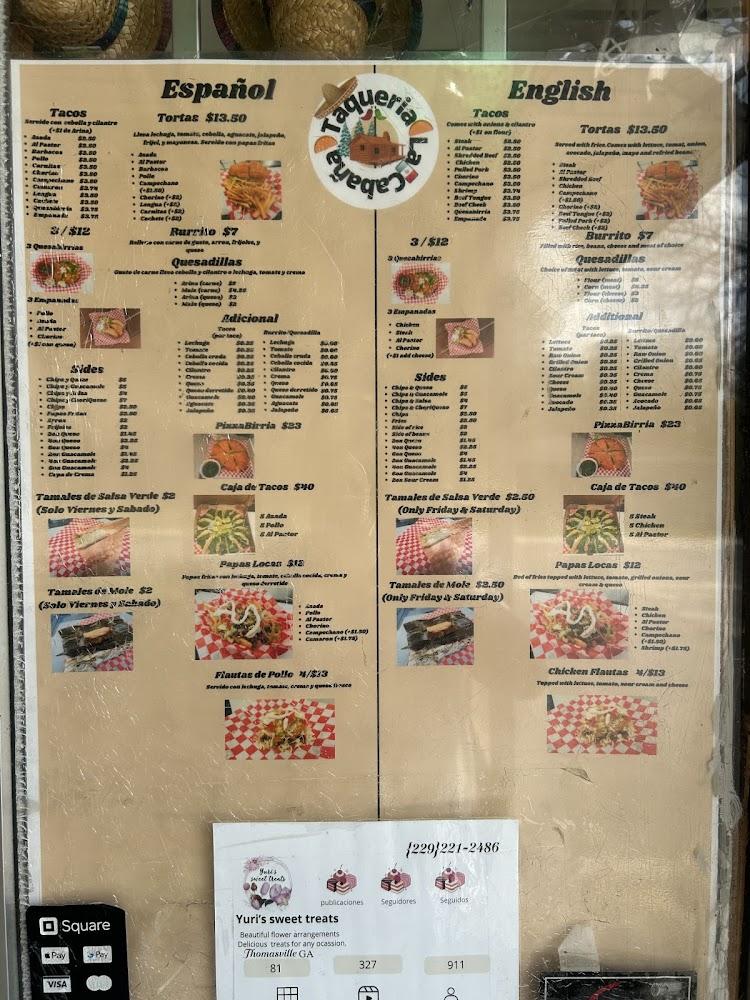 Taqueria La Cabana Menu image 2