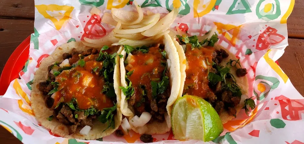 Tacos De Asada and Tacos De Al Pastor